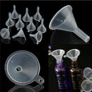 10pcs/set Small Plastic For Perfume Diffuser Bottle Mini Liquid Oil Funnels Lab