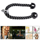 Universal Tricep Rope Pull Down Handle, 27'' Nylon Rope, Easy to Grip & Non Slip