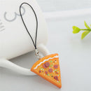 Pizza Pendant Keychain Keyring Best Friends Bag Key Ring JewelryFriendshipGift.5