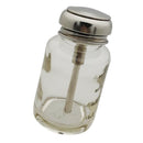Nail Polish Remover Pump Dispensers, Empty Glass Pump Dispenser Bottle with Flip