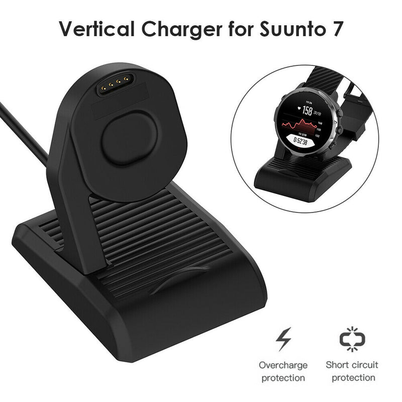 Smart Watch USB Charger Cradle Charging Dock Station Adapter for Suunto 7