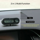 Car Electronic Clock Luminous Thermometer LED Digital Display Dashboard Clock ND