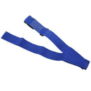 Plastic Release Buckle Adjustable Luggage Strap Belt Black Blue