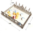 DIY Dessert Serving Tray Eid Mubarak Ramadan Party Pastry Dessert Holder Plate