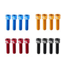 16Pcs Bicycle Bolts Screws for Mountain Road Bike Bicycle Stem Screw M5 x 17mm