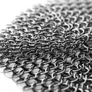 Cast Iron Cleaner -Premium 316L Stainless Steel Chainmail Scrubber ,7-Inch  N3Y7