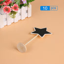 10pcs  Mini Rectangle Chalkboards Decorative Border Black Board with Stand