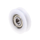 New 5*23*7mm U Groove Metal Shield Nylon Pulley Wheels Roller Ball Bearings&f
