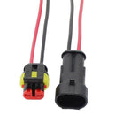 5 Kits 2Pin Way Car Waterproof Seal Electrical Connector Plug With AWG Wire HOT