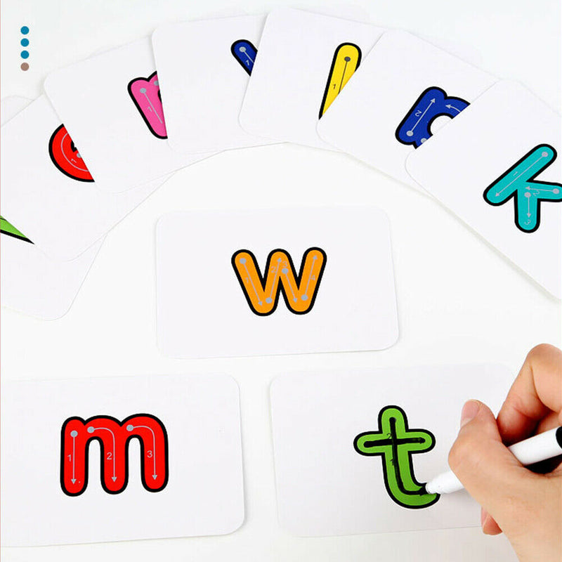 26 English Letters Early Educational Spelling Word Puzzles Set Alphabet Home