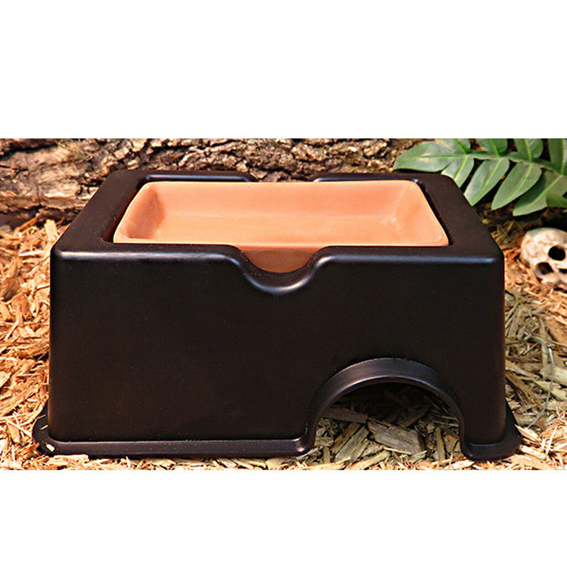 Tortoise Reptiles Humidifier Drinking Vivarium Hiding Cave Reptiles Supplies