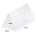 Optical Glass Triple Triangular Prism Physics Refractor Light Spectrum New
