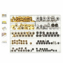 1 Set Watch Ring Waterproof Repair Tool Watchmaker Multi Sizes Crown O Ring Kit