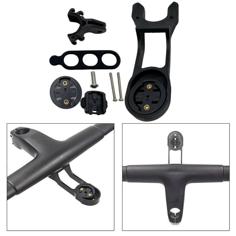 Carbon Fiber Bike Computer Holder Universal Bicycle Front Handlebar Stem