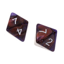 10pcs 8 Sided Dice D8 Polyhedral Dice for Dungeons and Dragons Table Games