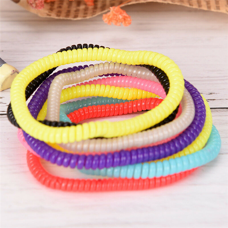 10Pcs Women Girls Hair Band Ties Rope Ring Elastic Hairband Ponytail Holder  Z