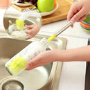 Home Kitchen Long Handle Dish Brush Bottle Cup Glass Cleaner Brush for Washing