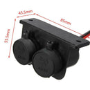 Car Cigarette Lighter Socket Dual Motorcycle Cigarette Lighter Socket Seat