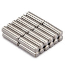 24pcs Alnico 5 Guitar Pickup Magnet Rod Pole Slug + 3pcs Red Pickup Rings