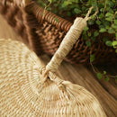 Cool Baby Mosquito Repellent Fan Summer Manual Straw Hand Fans Palm Leaf