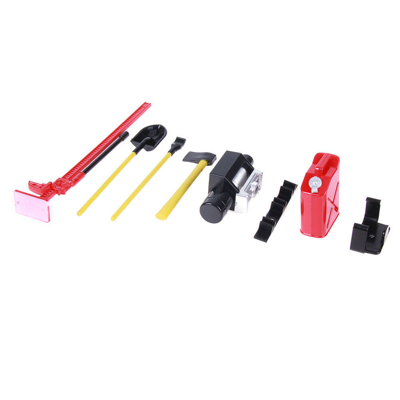 6pcs Scale RC Rock Crawler Accessory Tool Set For for 1:10 RC Rock Crawler