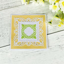 Square Hollow Lace Metal Cutting Dies For DIY Scrapbooking Album Paper Car FT