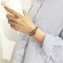 Ulzzang Simple Small Dial Women White Watch Quartz Female Clock Retro Watch