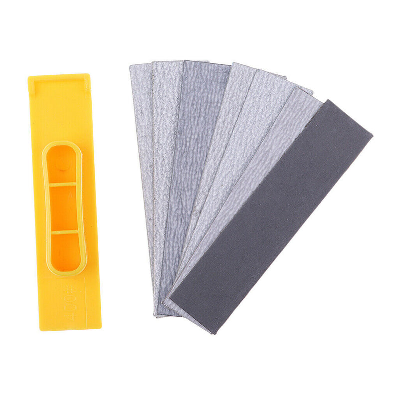 Handheld Polishing Tool Grit 400 - 2500 Sticky Back Sandpaper Kit for Gundam