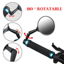 1Pc Universal Bicycle Rearview Handlebar Mirrors Cycling Rear View MirrorB Hn