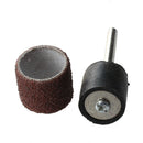 100pc 1/2" Sanding Bands Kit with 2 Sanding Drum Mandrel For  Rotary Tools
