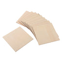 10Pc Square MDF Unfinished Wood Pieces Blank Plaque for DIY Pyrography 100mm