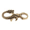 Retro Brass Keychain Dragon Shape Carabiner Keychain
