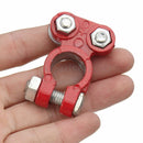 2Pcs Aluminum Positive & Nagative Car Battery Terminal Clamp Connector LJ