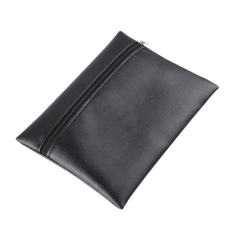 Makeup Brush Storage Bag Zipper Waterproof PVC Cosmetic Pen Travel Organize A