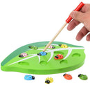 Wooden Magnetic Catch Insect Games Puzzle Parent-child Interactive Toys