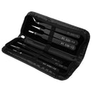 6pcs/Set Portable Stainless Steel Safe Anti-Static Tweezers Manicure Tool w/ Bag