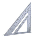 7inch Multi-functional Triangle Angle Protractor Cast Aluminum Measuring Tool