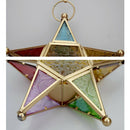 Wall Hanging Tealight Candle Holder Star Lantern for Wedding Holiday Decor