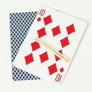 Two Cards & Two Wooden Sticks Floating In The Air Magic Props Suspended Match