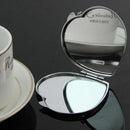 Heart Shape Compact Two-sided Make Up Tool Mirror Cosmetic Pocket Mirror BD3C