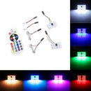 T10 5050 SMD 16 Colors RGB LED Panel Car Auto Interior Reading Map Lamp Bulb