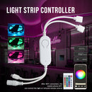 WiFi RGB 24 Key Music Remote Controller Dimmer for LED Strip Light (1 in 2) A