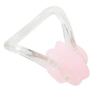 pink Plastic nose clip silicone ear plugs set for swimming