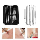 Professional Black head Remover Tool Kit Stainless Steel Blackhead Acne Com