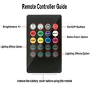 Car Interior Lights 4pcs 36 Led DC 12V Multicolor Music Car Led Strip Light