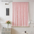 Curtain Drape Wire Rod Set with 12 Clips, Stainless Steel Picture Hanging W C9V8