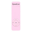 MP3 Player Strip Lossless Sound Support 64GB TF Card Media Players (Pink)