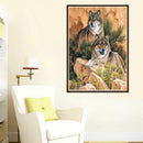 Grey Wolf 5D Diamond Painting Embroidery DIY Cross Stitch Craft Home Decor