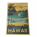 retro hawaii poster office kraft paper bar cafe home decor painting_wall sticES
