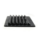 2pcs Square 5x10" Boat Louver Air Vent Ventilation Cover for Marine RV Black